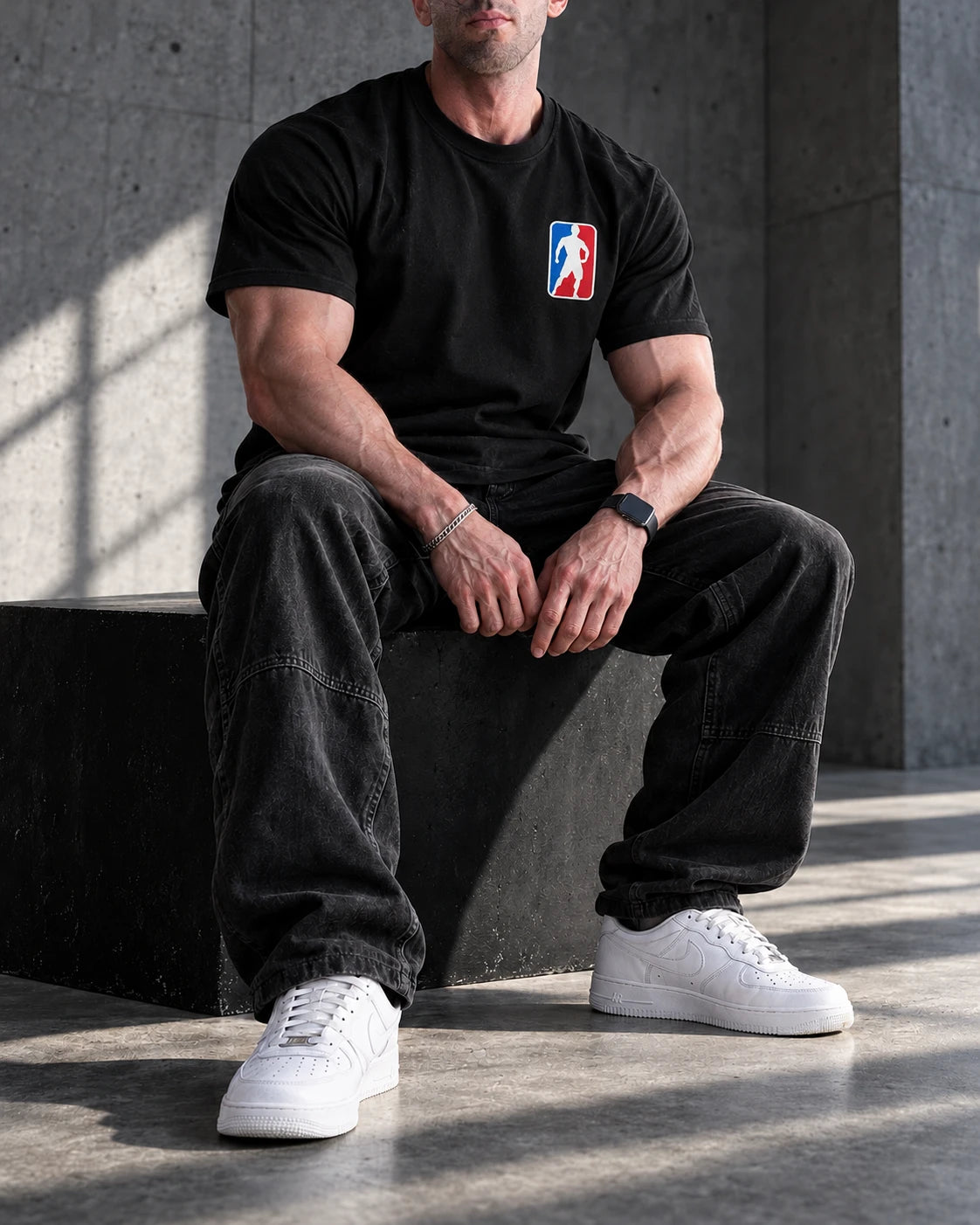 Strength Is Earned T-shirt - model view