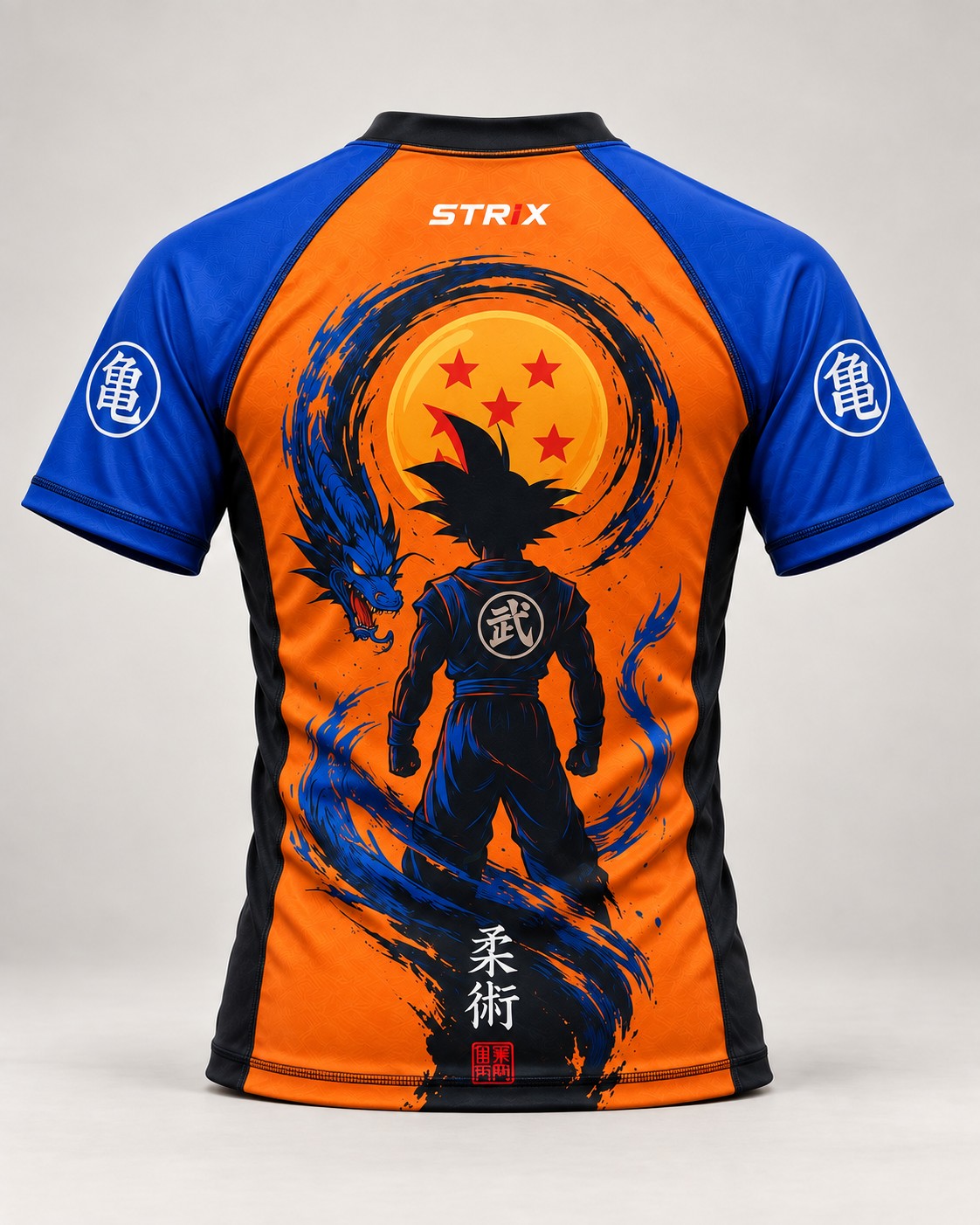 Little Samurai Kids Rash Guard - back view