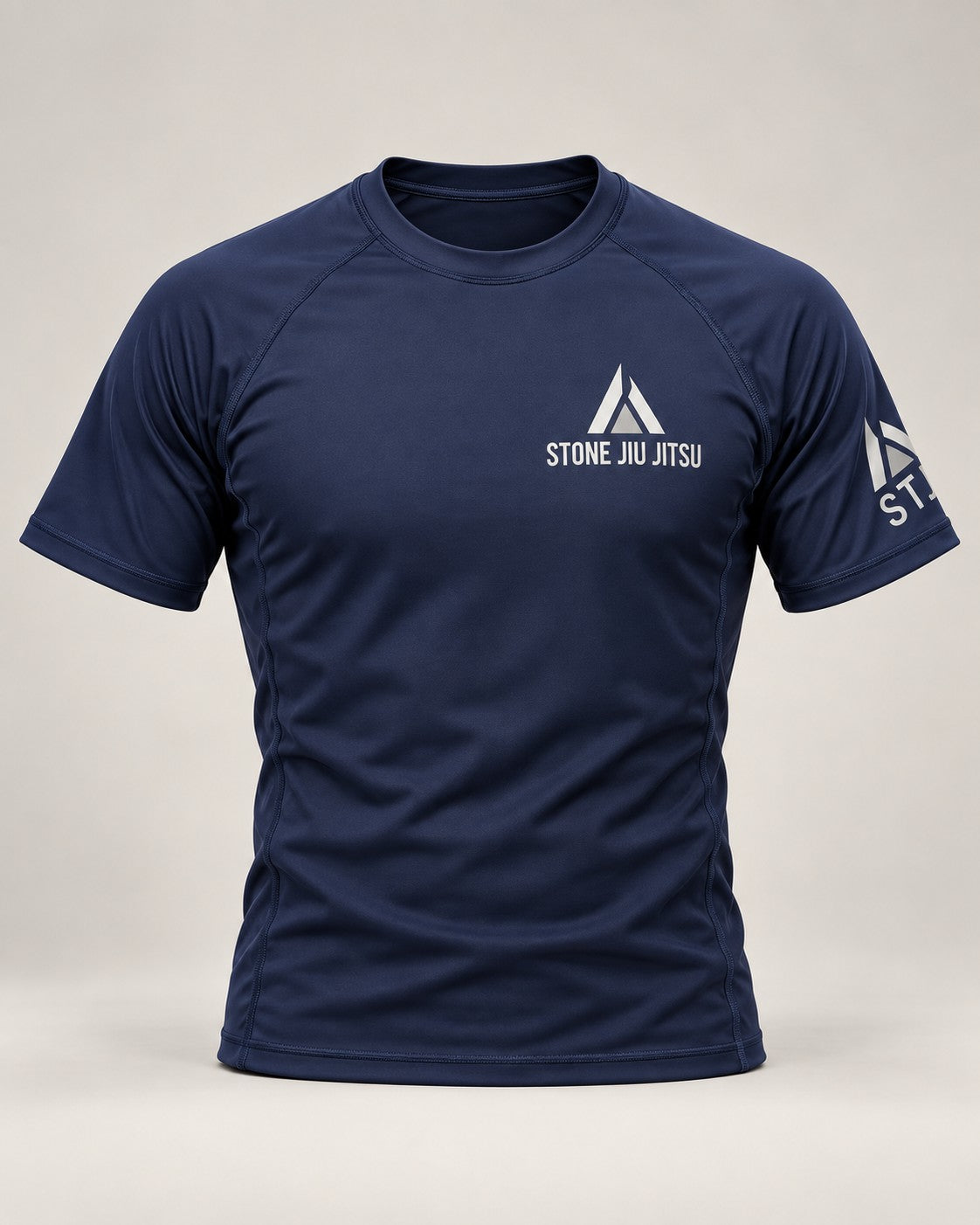 STONE Blue short sleeve - front view