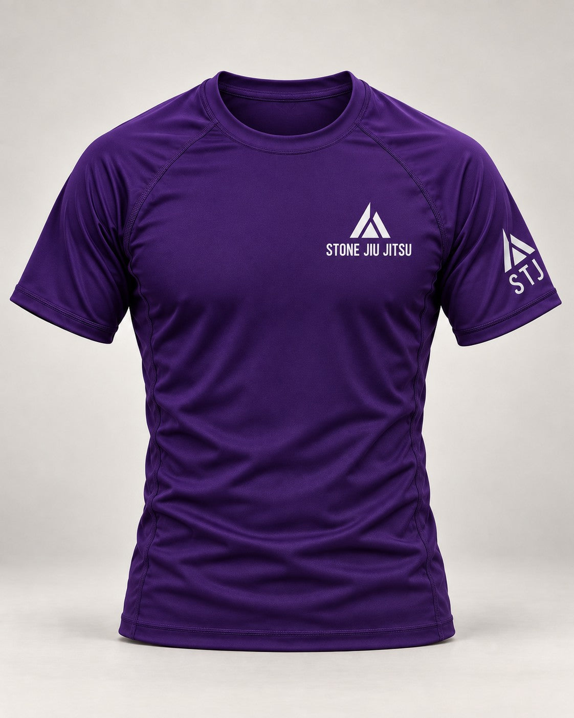 Stone Purple Rash Guard - front view