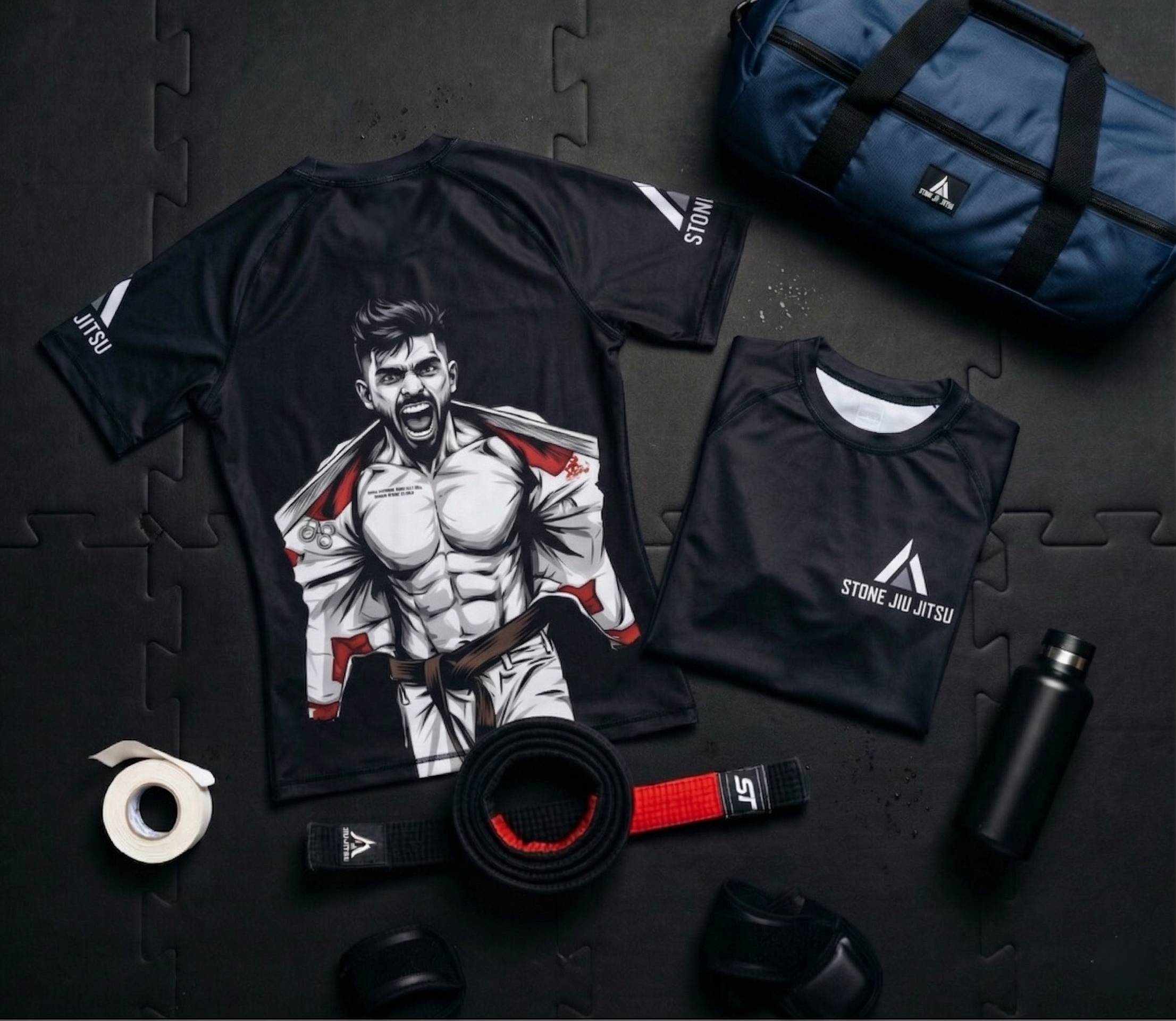 AQeel STONE rash guard