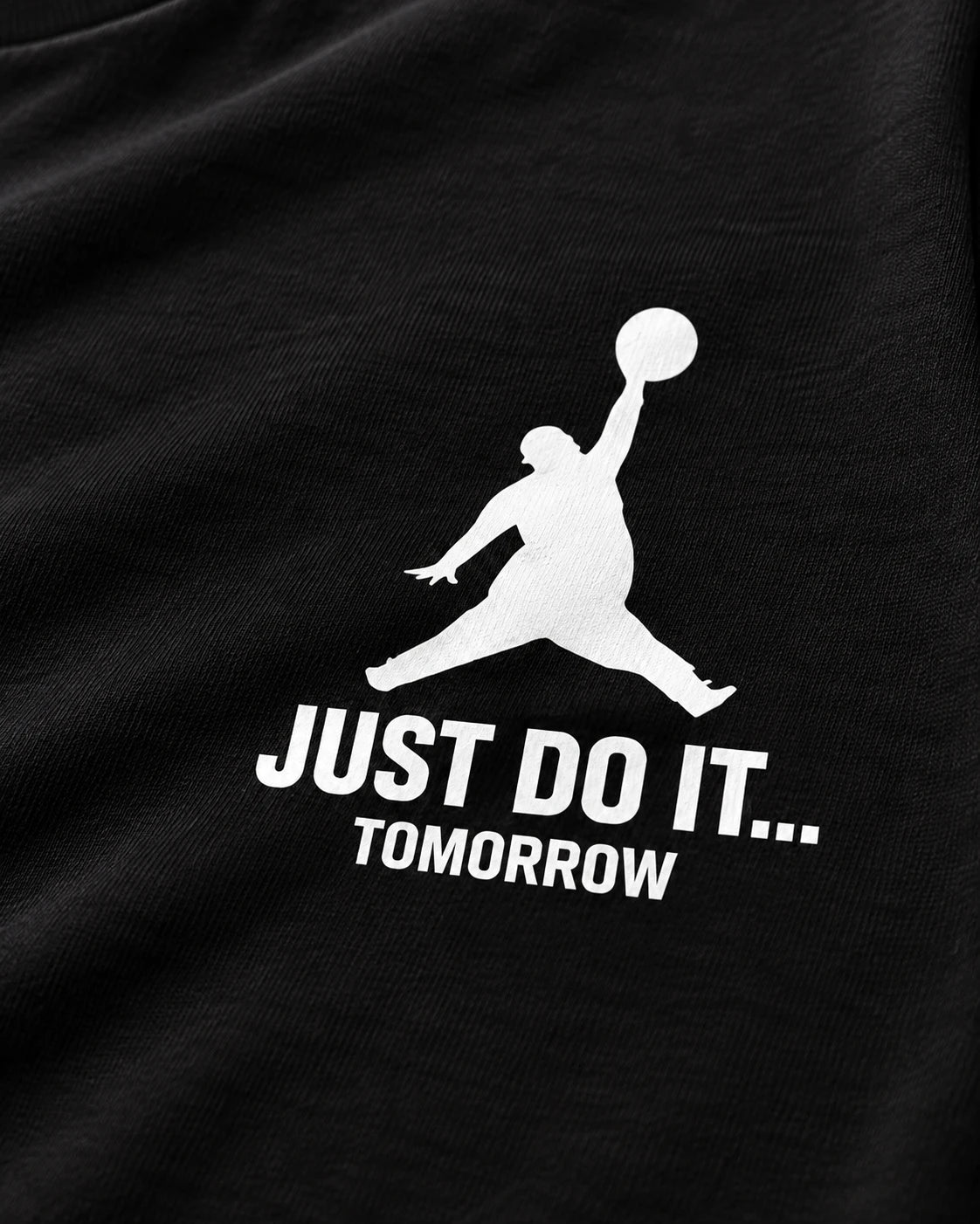 Just Do It Tomorrow T-shirt - chest print detail
