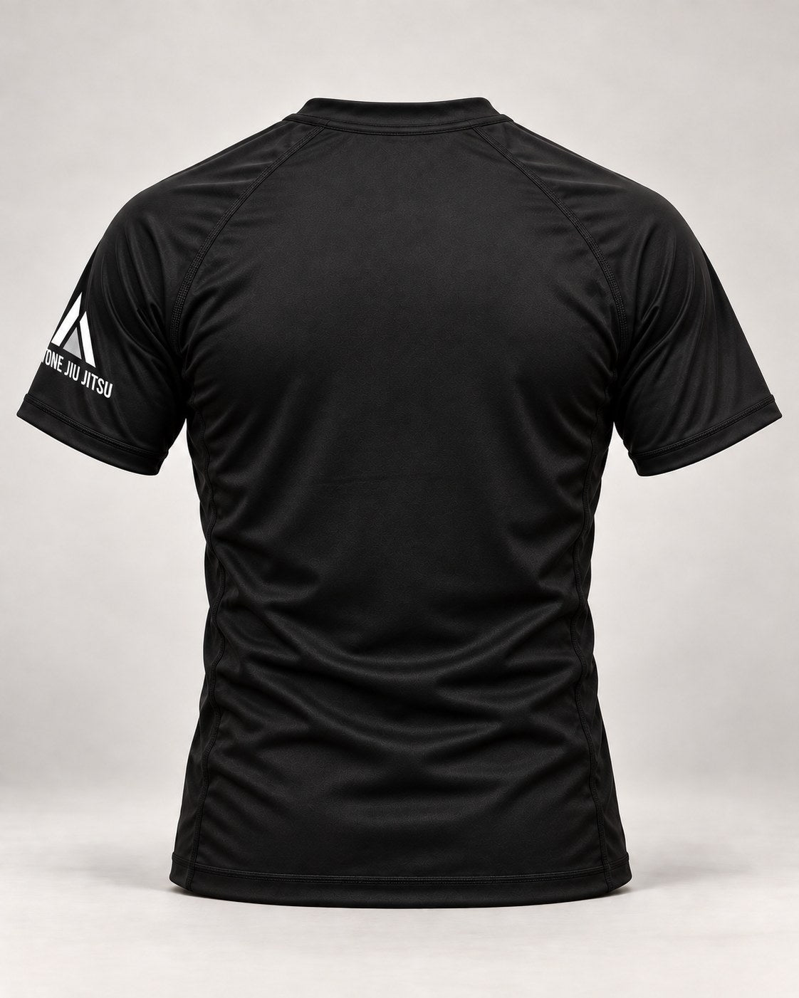 STONE Black Short Sleeve - back view